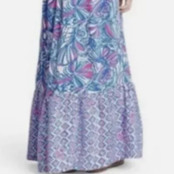Lilly Pulitzer for Target Maxi Dress-Blue - Girls- Size Large - Picture 4 of 4